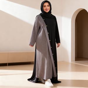 Nouvelle robe Abaya tendance à motifs tendance pour femmes musulmanes, robe décontractée pour tous les jours, tissu de haute qualité, modeste - Product Image 3