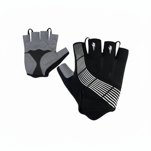Gants de vélo demi-doigt, accessoires de cyclisme, rembourré, de vélo, absorbant les chocs, antidérapants et respirants - Product Image 1