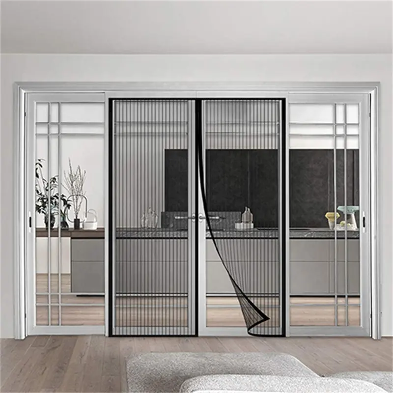 Wholesale Anti-mosquito Net Fly Mesh Curtain Magnetic Screen Door Curtain With Strong Magnet