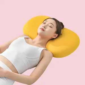 Eco-friendly LOW MOQ Comfort Sleep Almohada Cervical Neck Orthopedic Soft Memory Foam Pillow With Cover