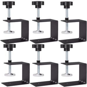 Mẫu phần cứng tủ, đồ gá phổ quát hình chữ C, kẹp cố định ngăn kéo <span class=keywords><strong>2</strong></span> mảnh, được sử dụng để lắp đặt núm - Product Image 2