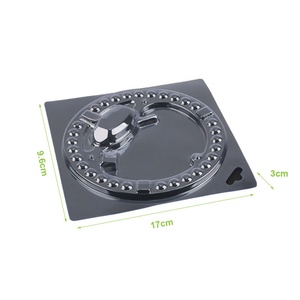 Plateau en plastique transparent à clapet, imprimé sur mesure avec logo et dimensions, pour lampes et lanternes - Product Image 1