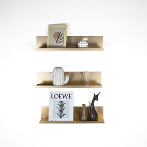 <span class=keywords><strong>Design</strong></span> Simple étagère murale en métal <span class=keywords><strong>suspendue</strong></span> étagère flottante avec quincaillerie à vis - Product Image 3