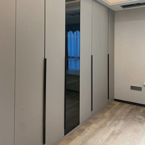 Design libero semplice tre quattro porte in legno guardaroba camera da letto mobili armadio moderno armadio - Product Image 2