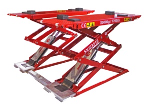 Elevador de Tijera pequeño ultrafino de 3,5 T, elevador hidráulico para reparación de automóviles con CE - Product Image 2