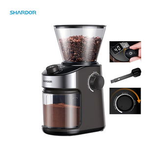 SHARDOR Molino de Café Eléctrico 32 con Pantalla, Temporizador y Molienda de Granos de Café, Color Negro - Product Image 1