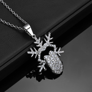 Tongue Snowflake Hip Hop Pendant Real Gold Plated 925 Silver Prong Setting Moissanite Bespoke Bling <b>Iced</b> Out Diamond Jewelry - Product Image 3