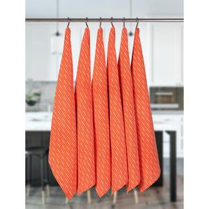 Wholesale Customized 6-Pcs Set 100% Soft Cotton Kitchen Tea <b>Towels</b> Custom Pattern Square Shape with Logo Print at Cheap Price - Product Image 5