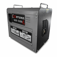 OEM 27V 1600W Geräuscharmer LNG CNG Dual-Fuel-Generator mit ATS Auto-Start App-Sprachsteuerung für Schwerlast-LKW APU-System