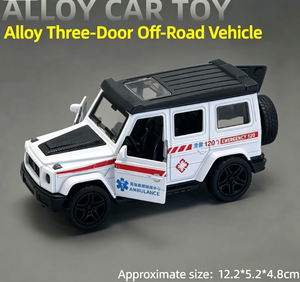 Camion de police et de pompiers, véhicule de sécurité publique, jouet pour enfants, son et lumières, modè<span class=keywords><strong>le</strong></span> en alliage, voiture à rétrofriction 1:36 - Product Image 4