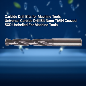 Foret universel en carbure, revêtement Nano TiAlN, 5xD, non percé, pour machines-outils - Product Image 3