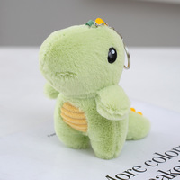 Porte-clés en peluche dinosaure mignon, pendentif pour sac à dos, voiture, jouet en peluche, accessoire décoratif, cadeau