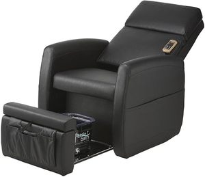 Sillón de Pedicura de Piel Sintética de Alta Calidad, Moderno y Lujoso, con Reposapiés Ajustable Manualmente para Spa, Salón de Belleza, Muebles de Salón de Belleza - Product Image 1
