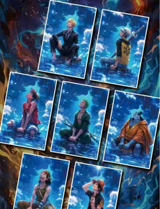 <strong>BoBo</strong> Creative One Pieced Collectible Card Art Boards Trading Playing Cards Board Game for Collectors and Players Gifts - Product Image 6