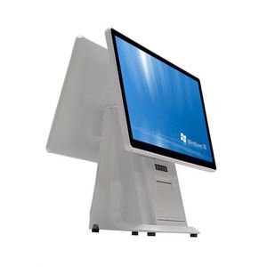 Hợp kim nhôm dưới ghế của đôi màn hình cảm ứng điện dung màn hình tiền mặt đăng ký - Product Image 1