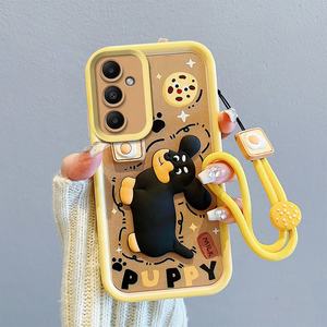 3D stéréoscopique dessin animé poupée <span class=keywords><strong>téléphone</strong></span> étui pour <span class=keywords><strong>samsung</strong></span> A54 A24 A15 A04S <span class=keywords><strong>téléphone</strong></span> étui sangle <span class=keywords><strong>collier</strong></span> pour <span class=keywords><strong>samsung</strong></span> étui avec dragonne - Product Image 2