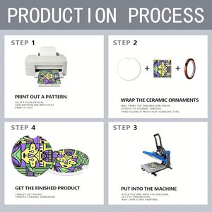 <b>Coaster</b> Blanks <b>Ceramic</b> White Wholesale Custom Printed Car <b>Coasters</b> Sublimation - Product Image 5