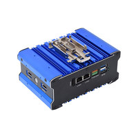 Ordinateur intégré mini pc core i7 sans ventilateur industriel double Lan Affichage robuste intégré Linux Iot Ordinateur