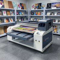 Imprimante à plat UV à jet d'encre haute vitesse et haute qualité, automatique, avec trois têtes XP600 I1600 I3200 pour cartes