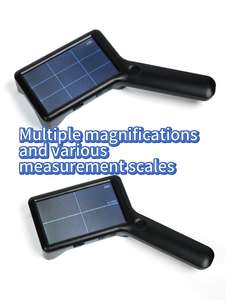 Lente d'Ingrandimento LED Portatile DIZHOU ad Alta Definizione, Lente in Vetro da 4 Pollici, Alloggiamento in ABS, Garanzia di 1 Anno - Per Lettura e Uso Culturale per Anziani, Colore Nero - Product Image 3