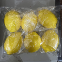 Mini-pommes et citrons artificiels décoratifs en mousse plastique 9cm/7cm pour la maison, Noël, Pâques, Thanksgiving et les festivités
