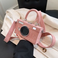Nouvelle Tendance Sac à Main Unique en Forme d'Appareil Photo pour Femme, Sac à Bandoulière Classique Petit et Mignon, Sacs à Main Croisés pour Dames