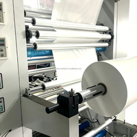 Machine d'impression flexographique haute vitesse rouleau à rouleau à tambour central 4, 6 ou 8 couleurs pour tissu tissé en PP, film et papier