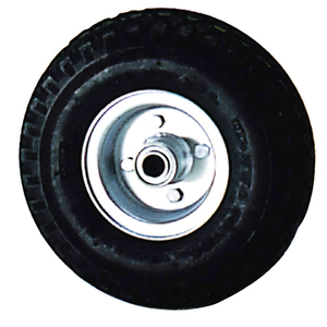 Ruota per carrello da magazzino / Ruota pneumatica per sacchi con cerchio zincato da 20 mm. - Product Image 1