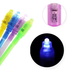 Bolígrafo espía mágico con luz UV, tinta Invisible para mensaje secreto, 7 colores - Product Image 2