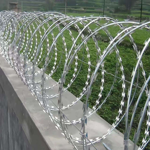 Alambre Concertina, Alambre de Púas de 2.5mm de Diámetro, Alambre de Púas Galvanizado en Caliente, Alambre de Seguridad Antiescalada, Malla de Alambre de Púas Cruzadas - Product Image 1