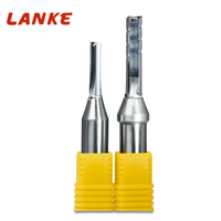 TCT 3-Flute Straight End Mill - Alat Pemotong & Pembuat Alur Kayu CNC, Mata Router untuk Pemotongan Material