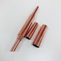 Tube de rouge à lèvres ABS double tête vide avec bouchon à clapet – Design sophistiqué et abordable, mais élancé