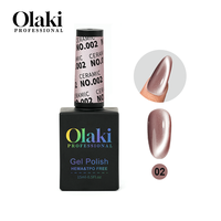 Gel UV en résine écologique magnétique céramique effet œil de chat haute clarté sans toxines 15ml, anti-jaunissement, longue durée, personnalisation de marque pour ongles