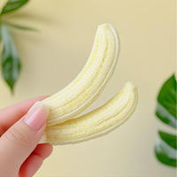 Croustilles de bananes entières lyophilisées 1kg Sucrées |   Sans additifs |   pour le thé, le bureau, l'extérieur, le petit-déjeuner |   Emballage OEM