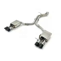 RVE Audi SQ5 B8/B8.5 3.0T 2016-2024 Garansi 3 Tahun Pipa Knalpot Stainless Steel dengan Katup Peredam Suara Tebal 1.5mm Poles Cermin OEM