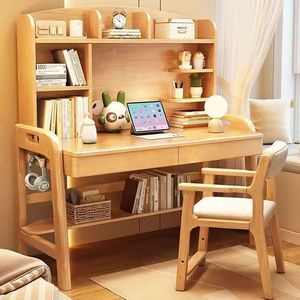 2026 Wooden Frame Featuring Drawer Storage for Home Office &amp; Bedroom Study Spaces Writing <strong>Table</strong> - Product Image 1