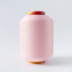 Fil de polyester simple recouvert de spandex SCY, certifié GRS, excellent rapport qualité-prix, filé à anneaux, teint en masse, 2075 3075 4075, pour le tricot - Product Image 1