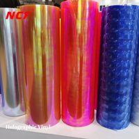 Venta directa de fábrica vinilo mate brillante vinilo holográfico colorido corte pegatina autoadhesivo rollo de vinilo para plotter