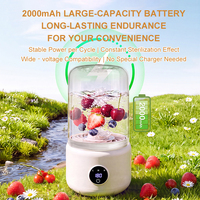 LD451 Machine de nettoyage des fruits et légumes à ions hydroxylés, avec logo personnalisé OEM, purification domestique, lavage turbulente, 3 modes, IPX4