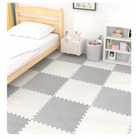 Dalles de sol en mousse antichoc durables en PE, tapis de jeu écologique pour bébés