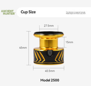 Ancien Chasseur Japon Noir or Métal Spinning Jigging Reel <span class=keywords><strong>Saltist</strong></span> 4000HG 10kgs Drag Boat Popping Reel - Product Image 5