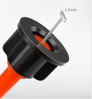 Entretoises de localisation de niveleur de carreaux de verrouillage de type T modernes, outils d'espacement de verrouillage en T en céramique plat réutilisables pour une utilisation en appartement en plastique