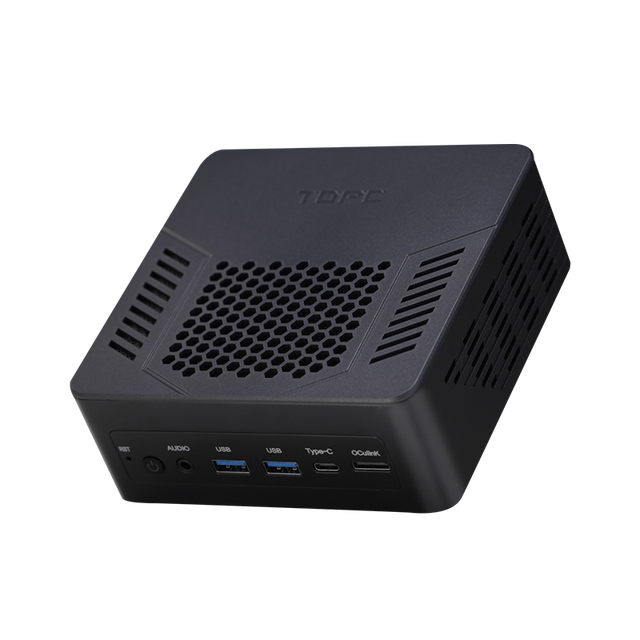 TOPC TR9 AMD Ryzen AI 9 HX370 AI Mini PC 12-core 24-thread 32GB DDR5 1TB SSD Gaming Computer PC with AMD XDNA 2 NPU and Oculink