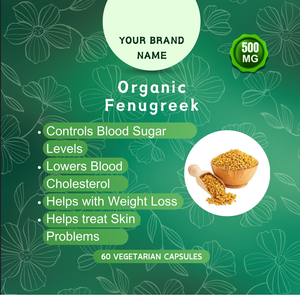 Cápsulas de alholva orgánicas de alta calidad, 100% puro, mejor para estimular la inmunidad, cultivo salvaje - Product Image 2