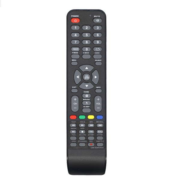 Universal Android TV Infrared Remote Control ABS Material Fixed Code RF Wireless Smart LED TV Box Light
