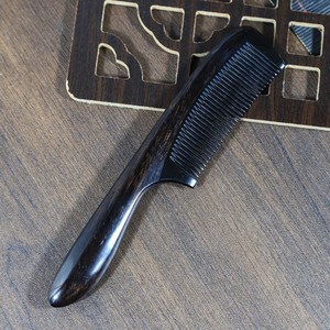 Peigne en bois de santal violet et corne de mouton, grand peigne antistatique pour coiffure, usage domestique - Product Image 3