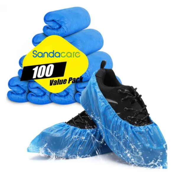 Disposable Medical PP/SMS Non-Woven Surgical Boot Covers Double Elastic Shoe Covers CE Certified Class I 16*40cm/17*42cm