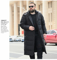 2024 hiver gros homme Baggy épaissir vêtements amples pardessus vestes pour hommes vers le bas manteaux surdimensionné duvet de canard longue bouffante grande taille
