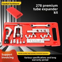 En stock : Kit d'expansion de tubes premium 278 pièces pour tubes en aluminium, incluant des outils d'évasement et de réaming ; Ensemble complet, approvisionnement direct usine
