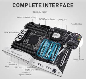 เมนบอร์ด X99 Huanzhi x ATX รองรับ Intel LGA2011-3 E5 V3 V4 DDR3 4 RECC หน่วยความจำ NON-ECC NVMe - Product Image 6